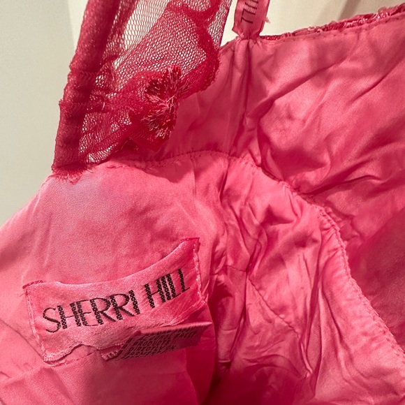 SHERRI HILL FLORAL ROSE KIDS EVENING GOWN - Picture 3 of 8